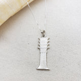 Egyptian Djed Pendant Sterling Silver - Made in Egypt