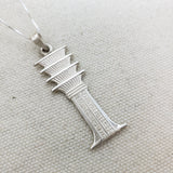 Egyptian Djed Pendant Sterling Silver - Made in Egypt