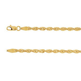 Sterling Silver & Gold Chains - 14K, 18K Gold and Gold Plated - Different Sizes Available - Add-On Option for Cartouches- Box Chain Necklace