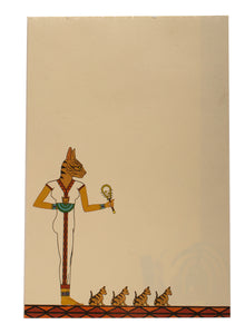 Pharaonic Notepad - 8 Illustrations (48 Pages) - 3.25" x 6"