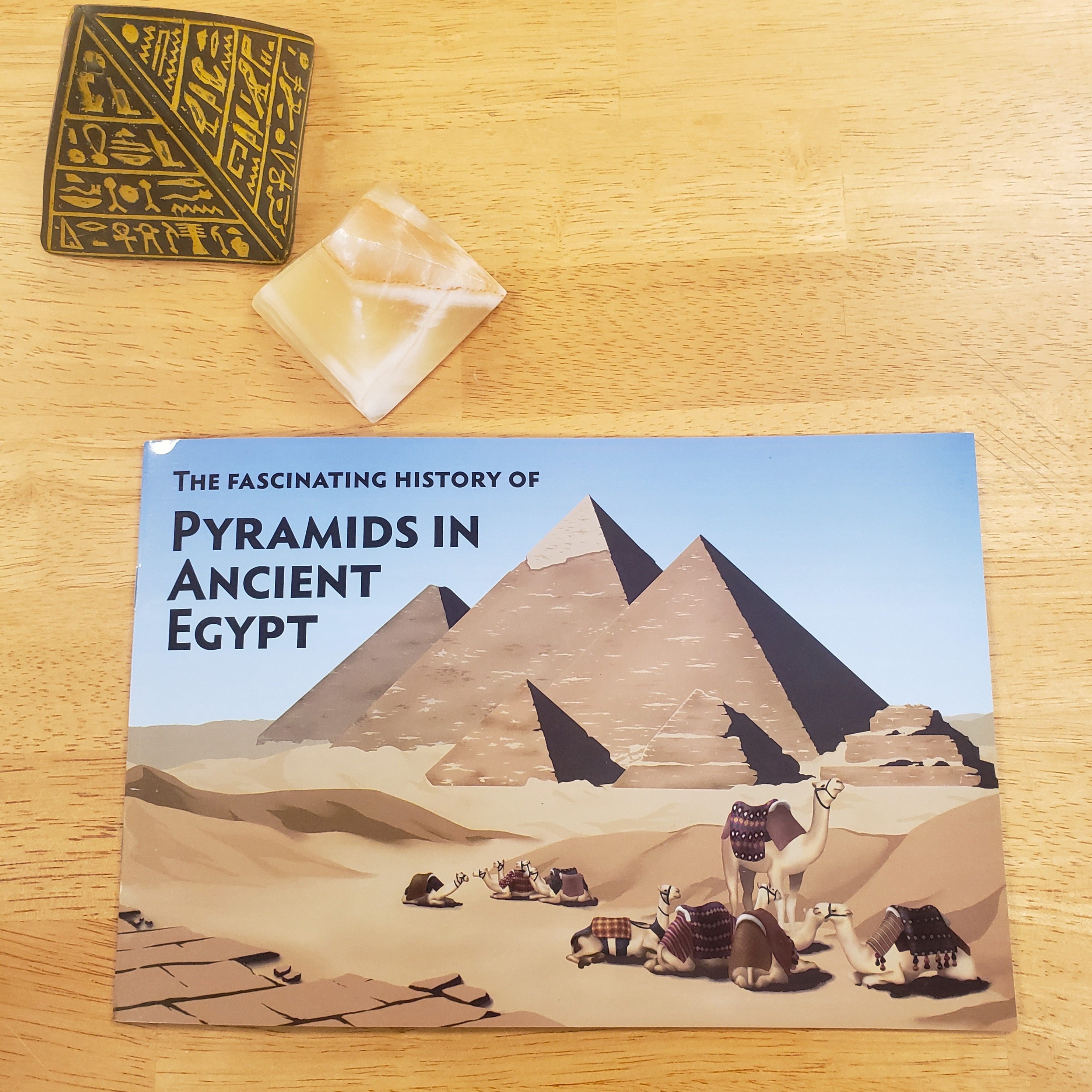 Ancient Egyptian Pyramids Booklet - 18 pages - Made in Egypt