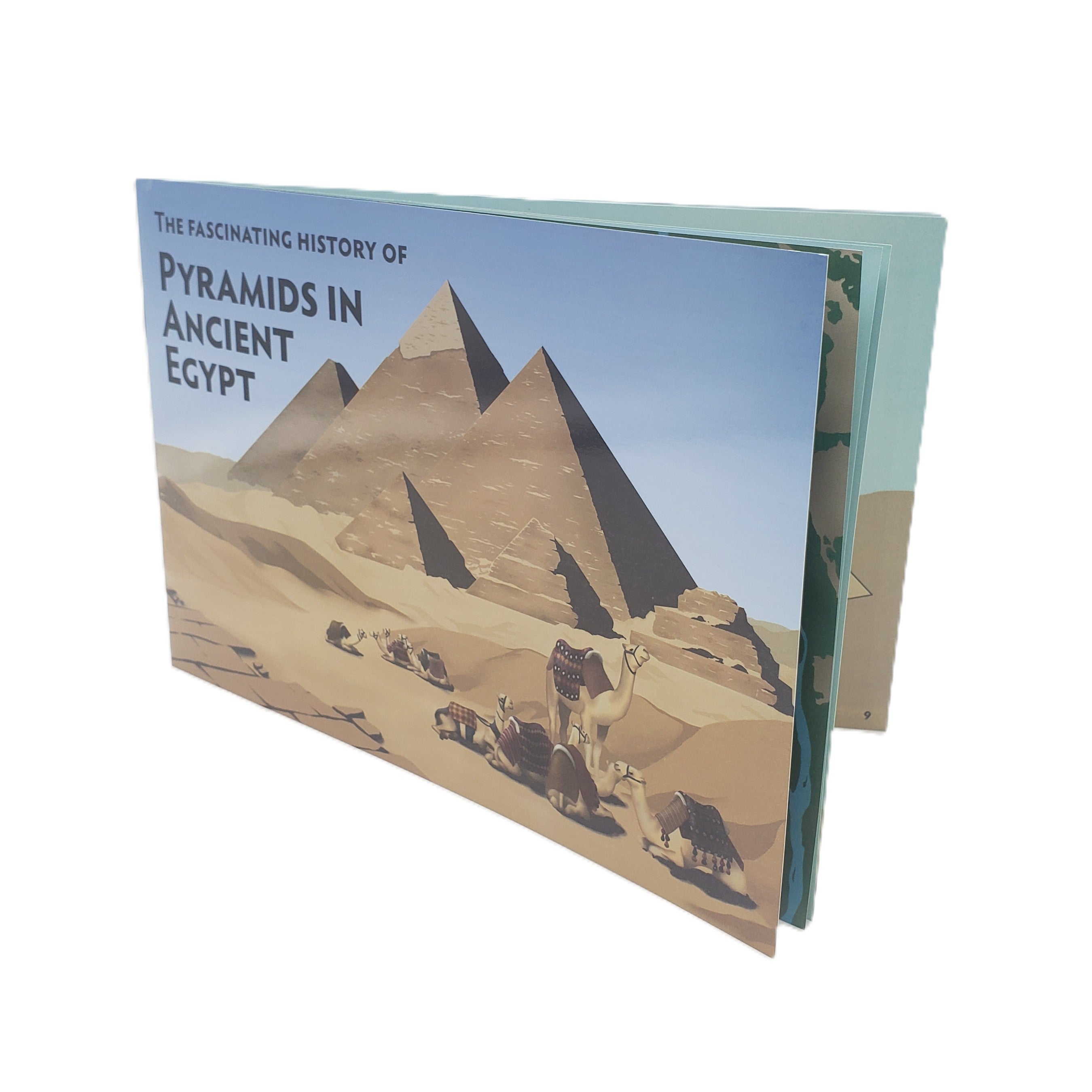 Ancient Egyptian Pyramids Booklet - 18 pages - Made in Egypt