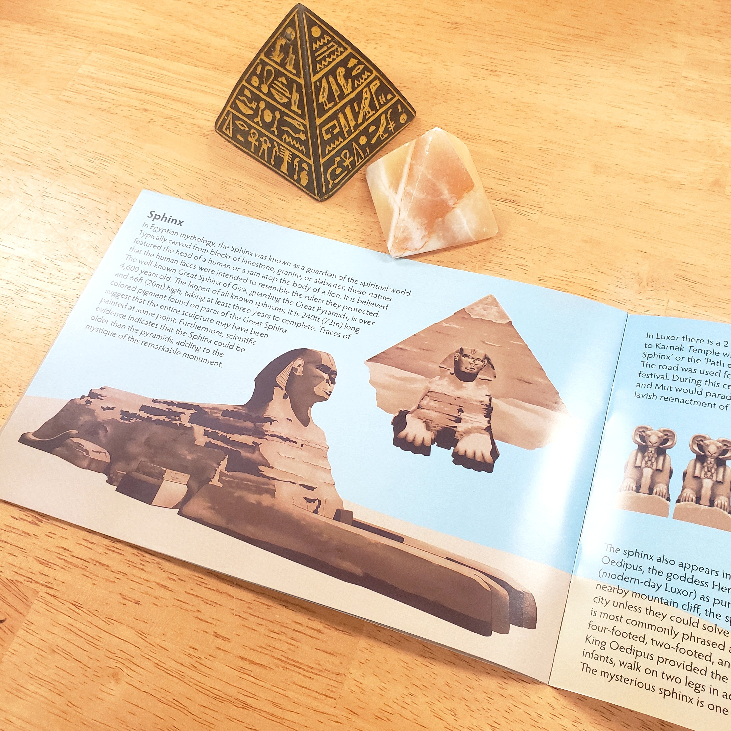 Ancient Egyptian Pyramids Booklet - 18 pages - Made in Egypt