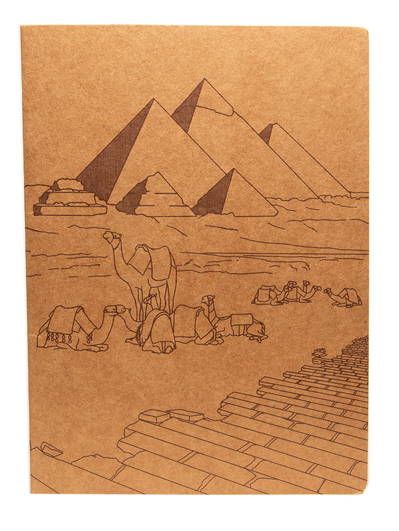 Sketchbook - Pyramids (20 blank pages) - 5.5