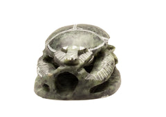 Soapstone Scarab Statue Natural Green - Made in Egypt
