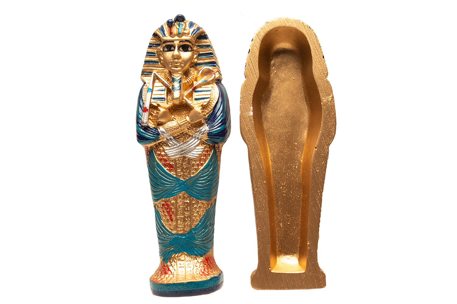 SARCOPHAGUS BOX FIGURINE - 8"
