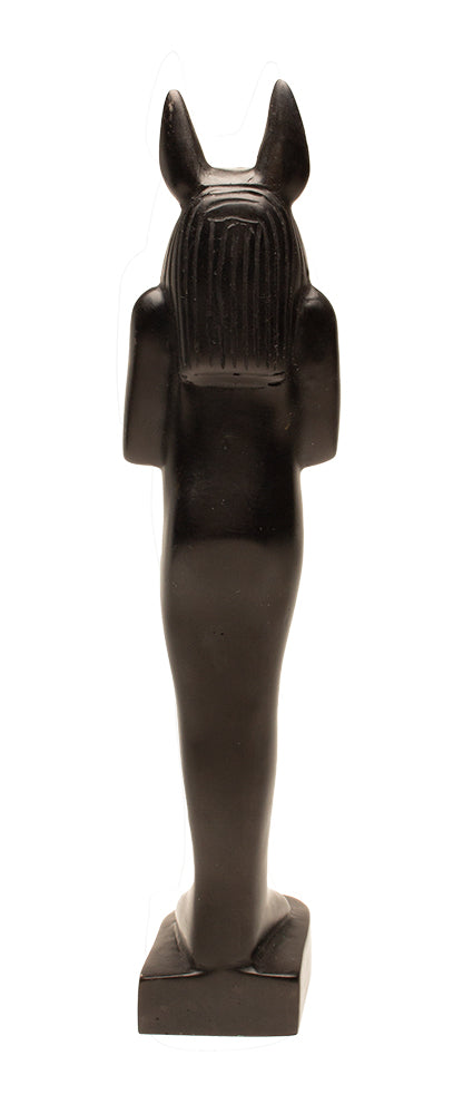 BLACK ANUBIS MUMMY STATUE