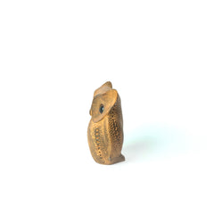 Wooden  object on a white background