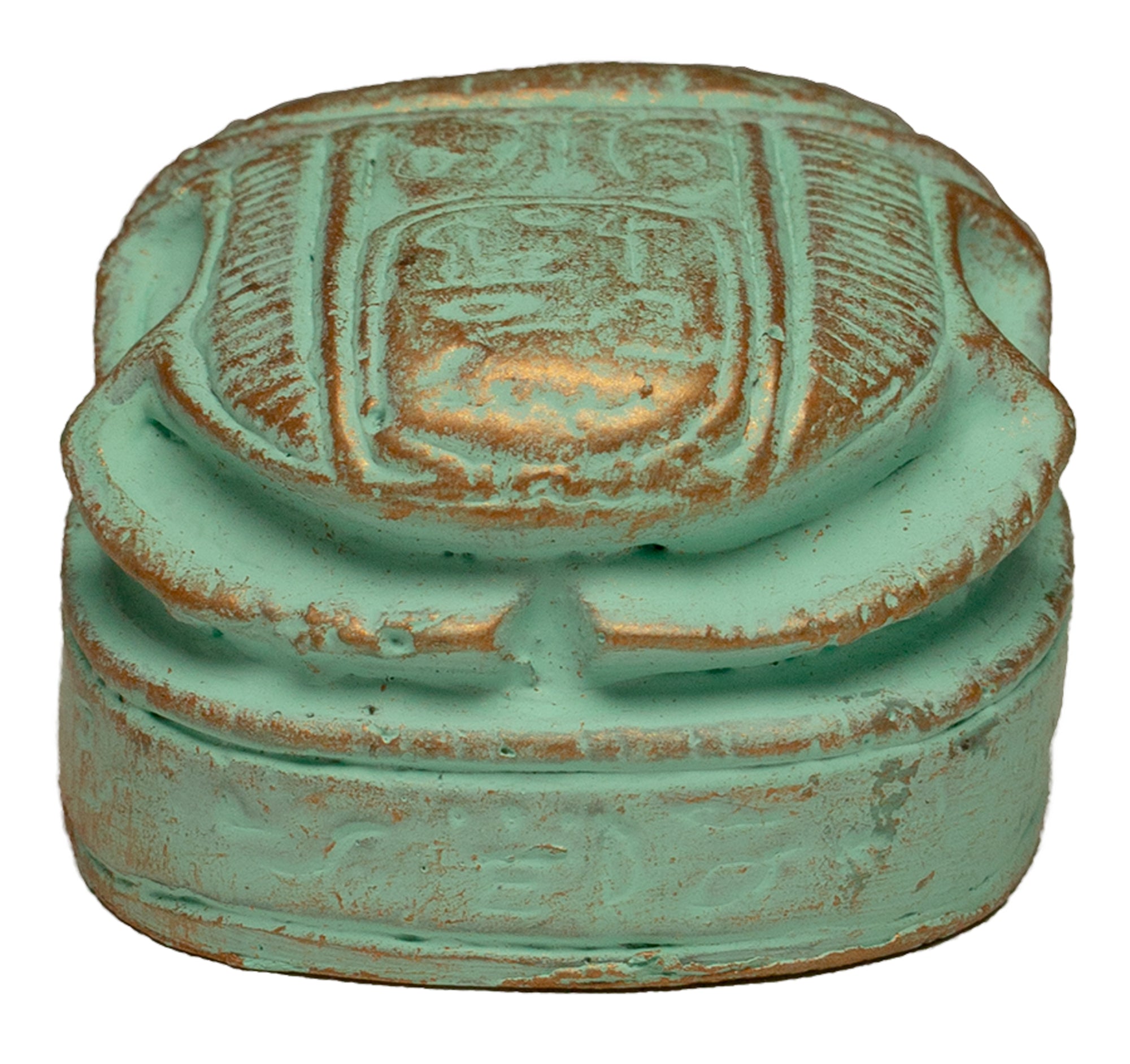 SCARAB PAPERWEIGHT PATINA SM - 3"