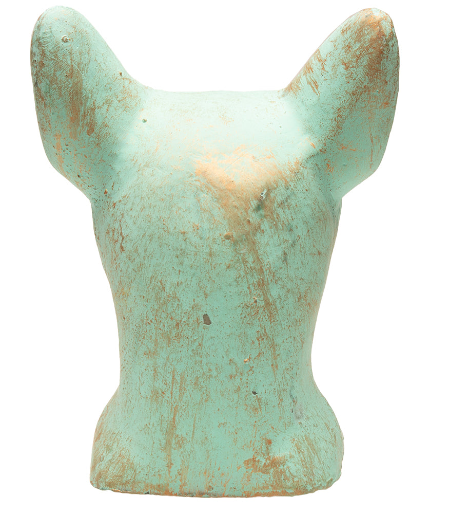 BASTET CAT BUST PATINA SM - 3.5"