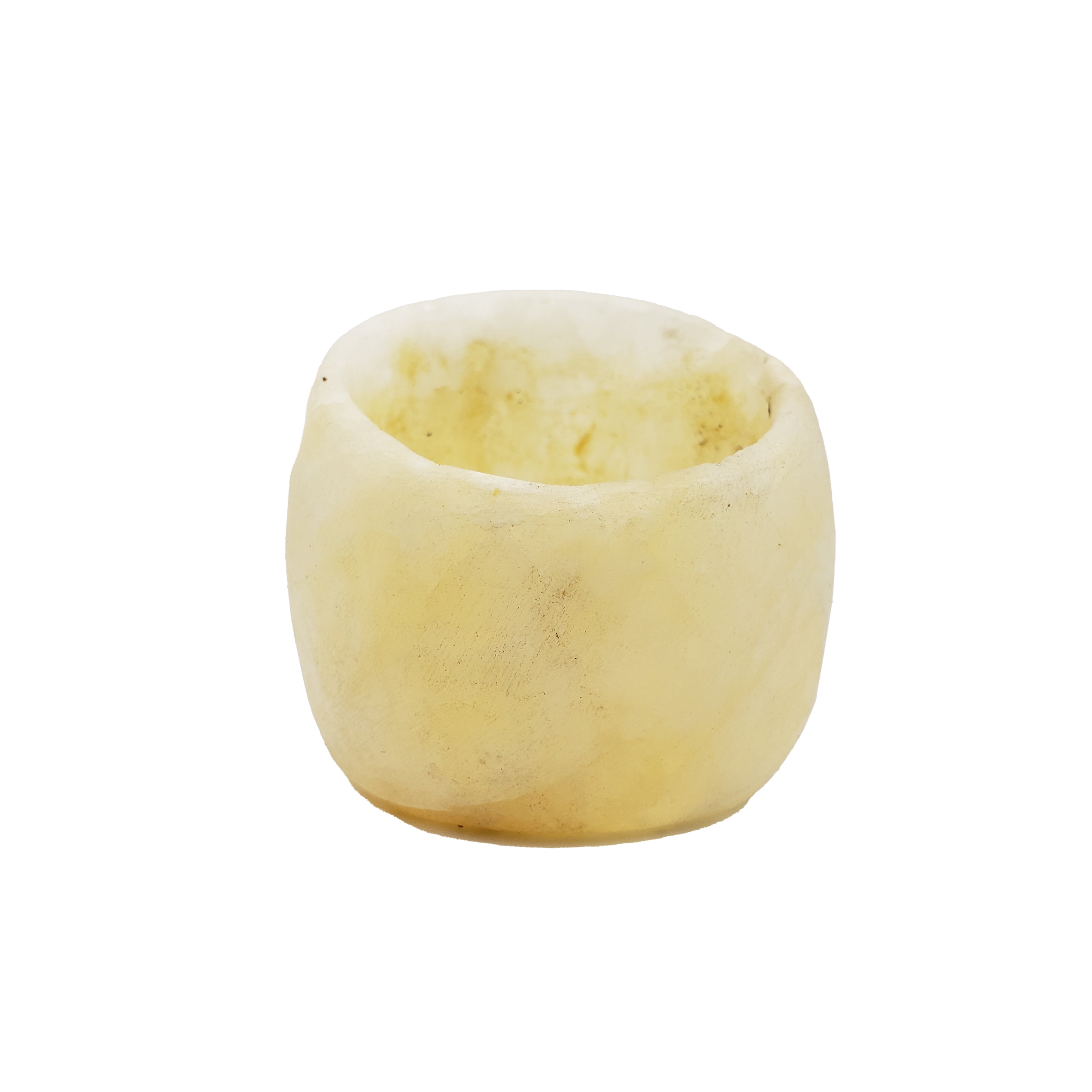 Egyptian Alabaster Votive Holder - 2.5"