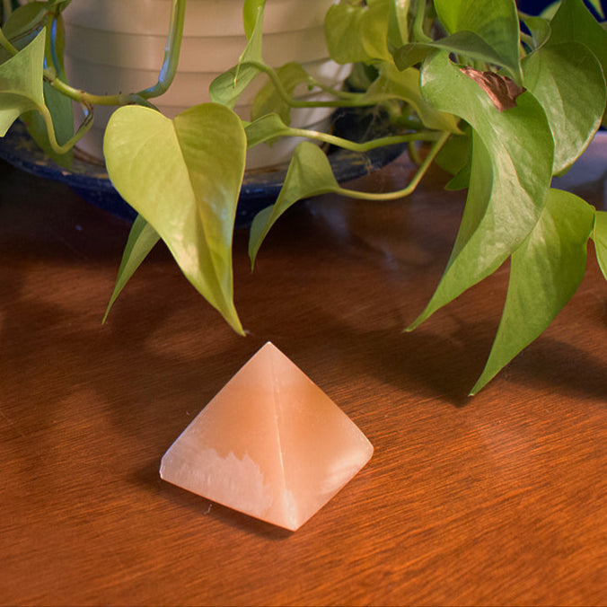 Egyptian Alabaster Pyramid - 2.25 Inches