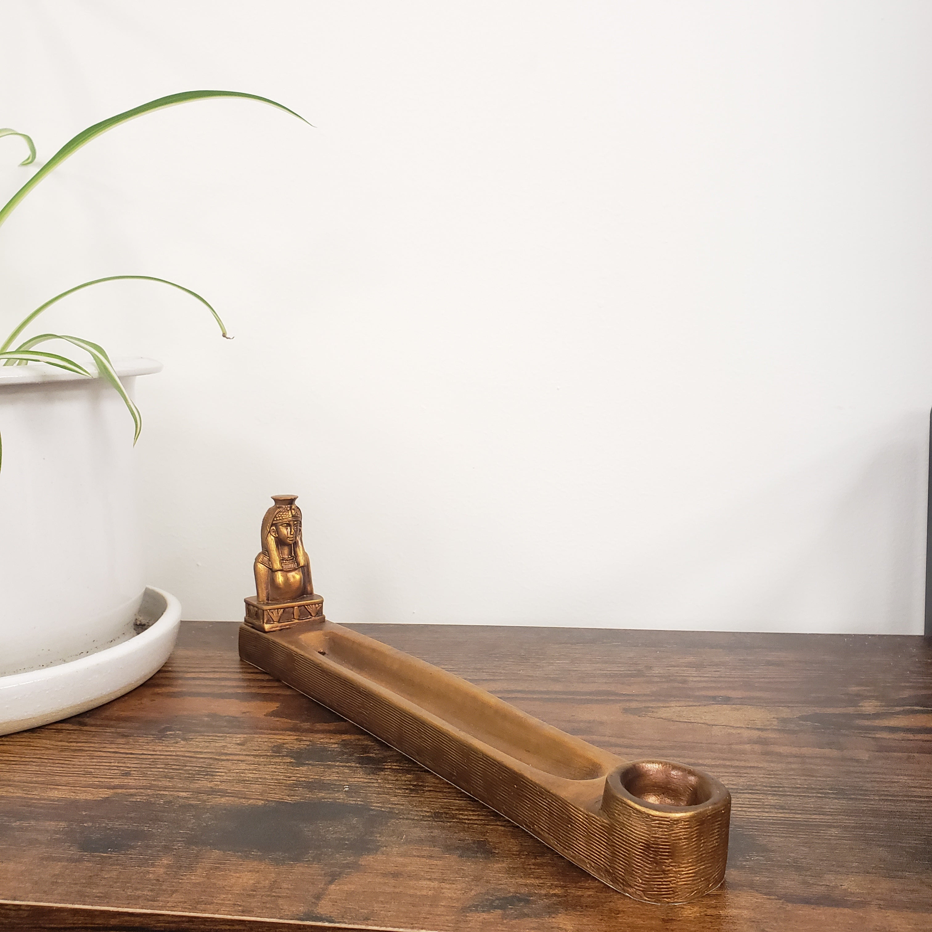 Incense holder on a white background