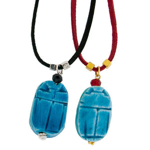 Scarab Necklace Assorted - 22"