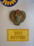 Egyptian Winged Scarab Magnet - 2.5"