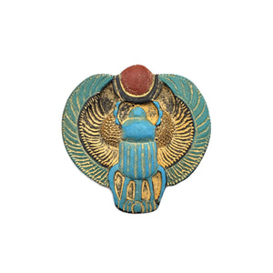 Egyptian Winged Scarab Magnet - 2.5" 