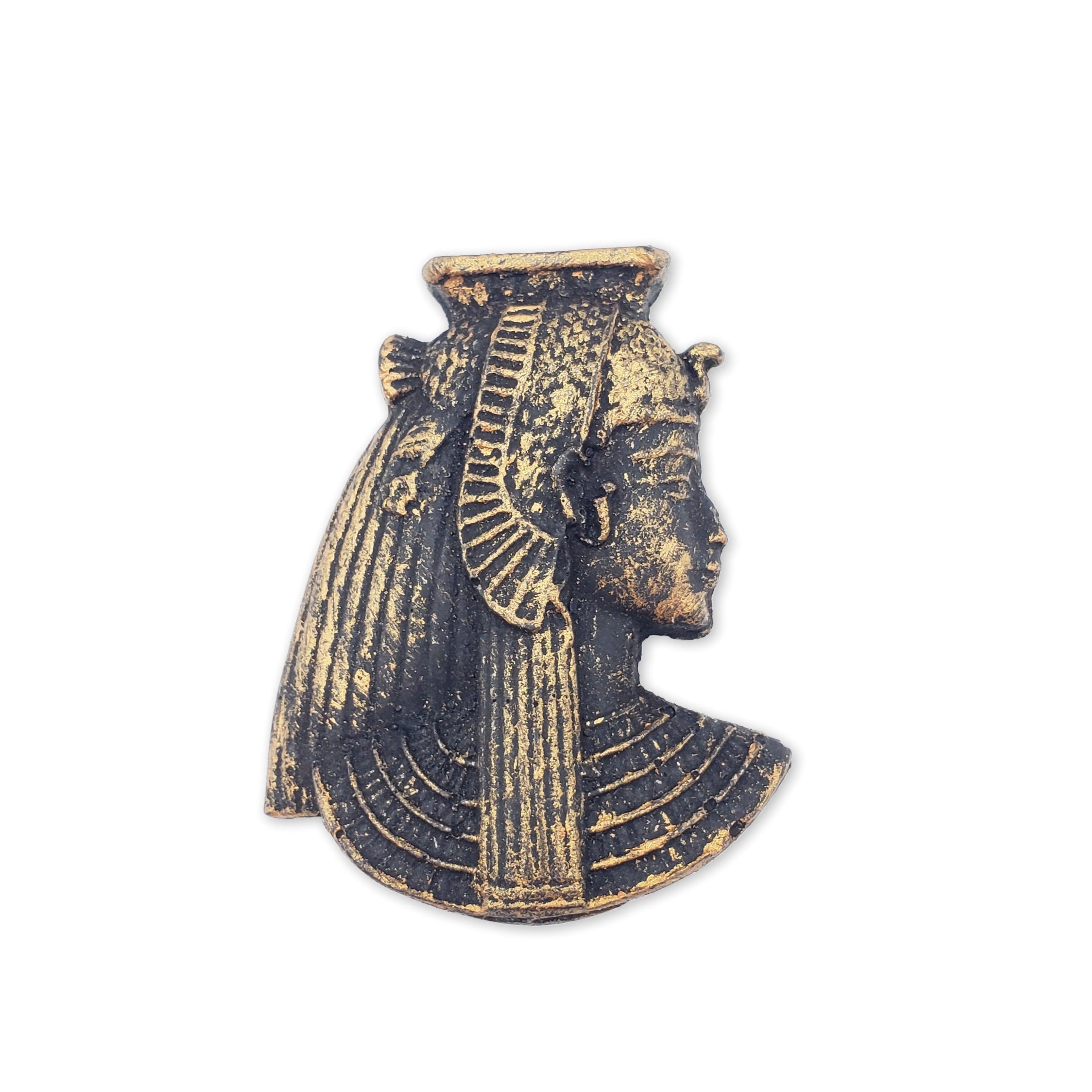 Decorative pendant with an Egyptian-style design on a white background