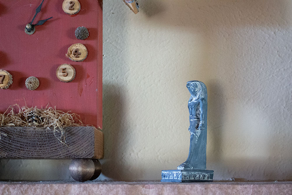 EGYPTIAN GOD HORUS STATUE - ANCIENT EGYPT COLLECTIBLE - MADE IN EGYPT