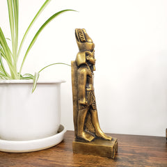 Egyptian Ramses with Crown Statue - Made in Egypt