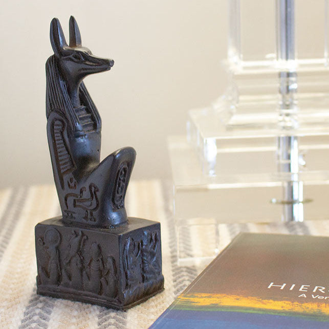 ANUBIS KNEELING BLACK - 5"