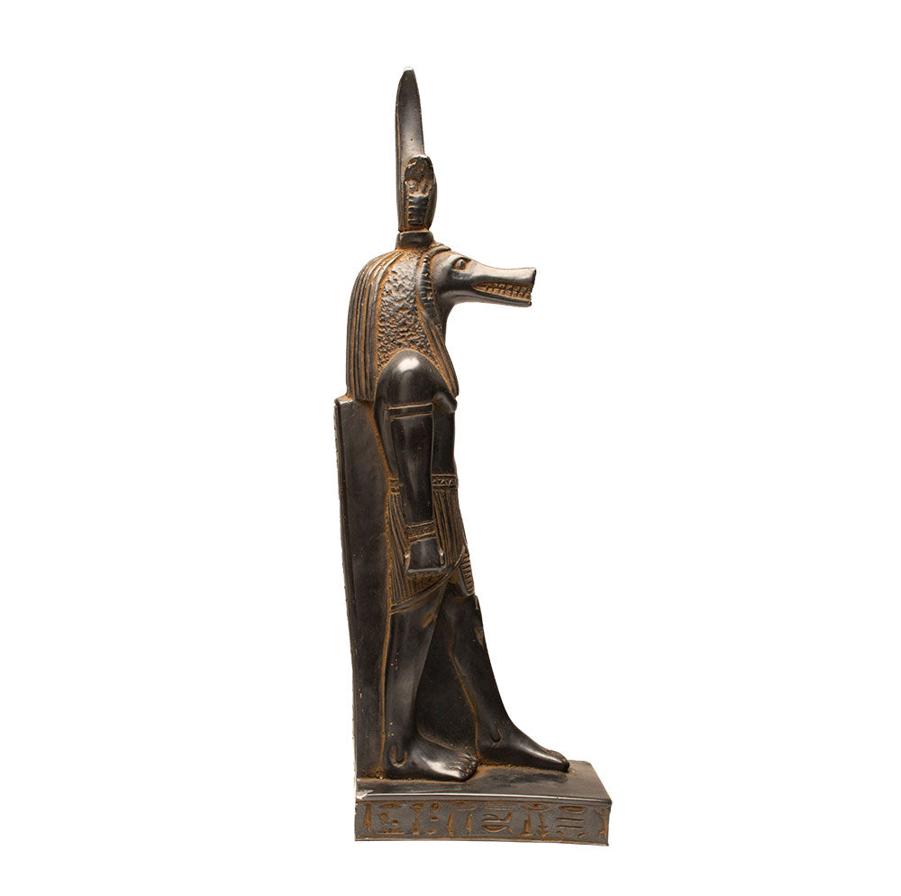 SOBEK STATUE - 10.5 INCHES - BLACK