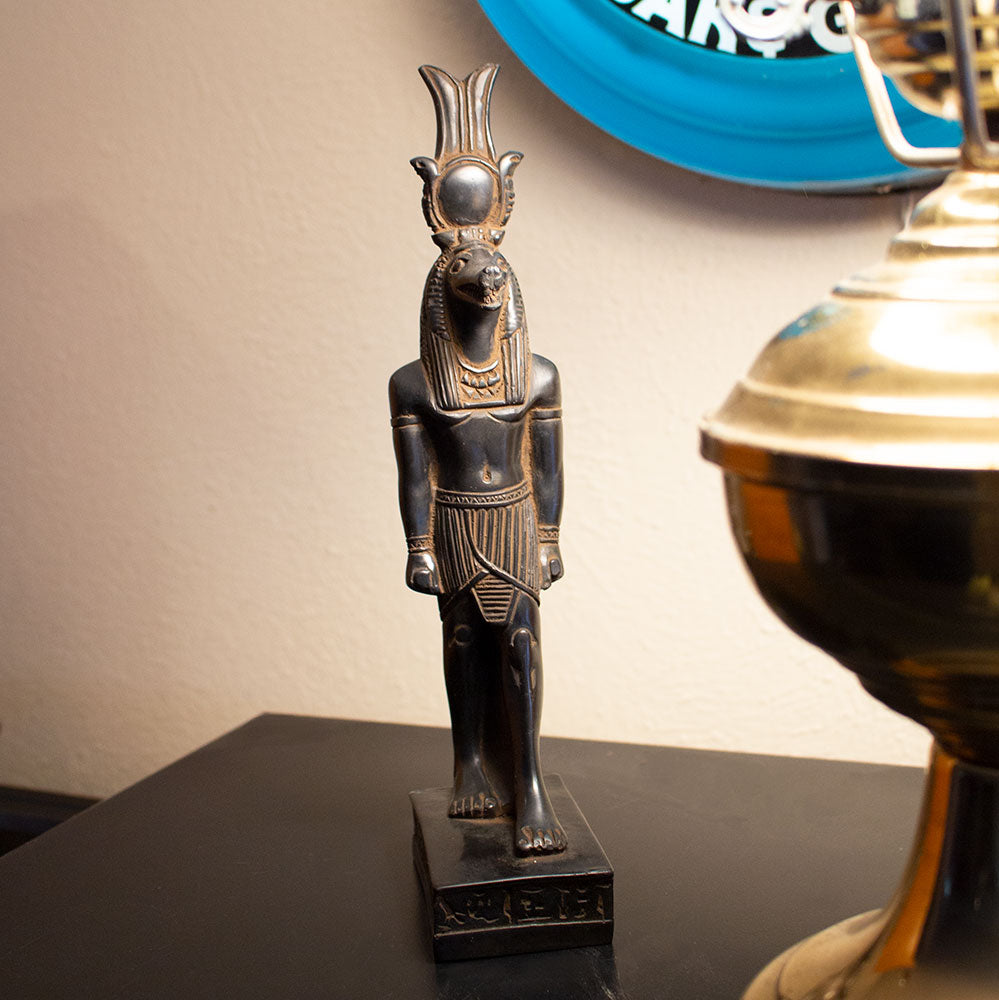 SOBEK STATUE - 10.5 INCHES - BLACK