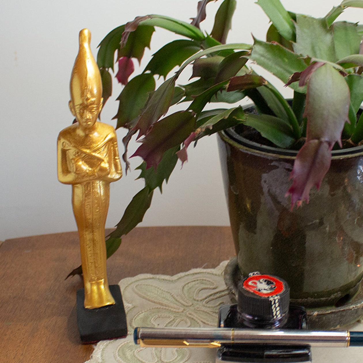 OSIRIS GOLDEN STATUE - 7.25"