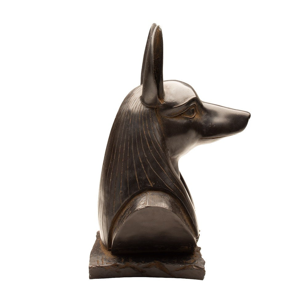 ANUBIS BUST LARGE - BLACK - 7"