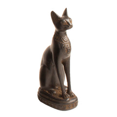 Egyptian Bastet Cat Statue Small - Black - Made in Egypt