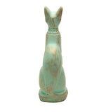 Egyptian Bastet Cat Statue Small - Patina - Made in Egypt