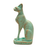 Egyptian Bastet Cat Statue Small - Patina - Made in Egypt