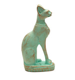 Egyptian Bastet Cat Statue Small - Patina - Made in Egypt