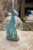 Egyptian Bastet Cat Statue Small - Patina - Made in Egypt