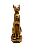 Egyptian Bastet Cat Statue Medium - Bronze - Made in Egypt