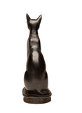 Egyptian Bastet Cat Statue Medium - Black - Made in Egypt