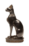 Egyptian Bastet Cat Statue Medium - Black - Made in Egypt