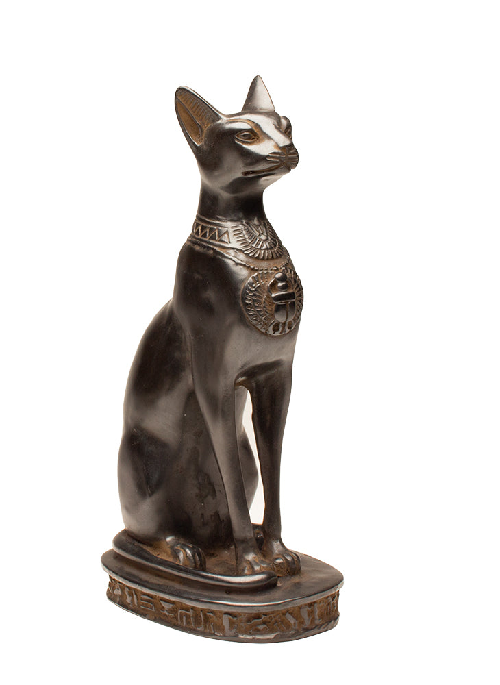 BASTET CAT STATUES - BLACK