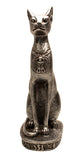 Egyptian Bastet Cat Statue Medium - Silver - Made in Egypt