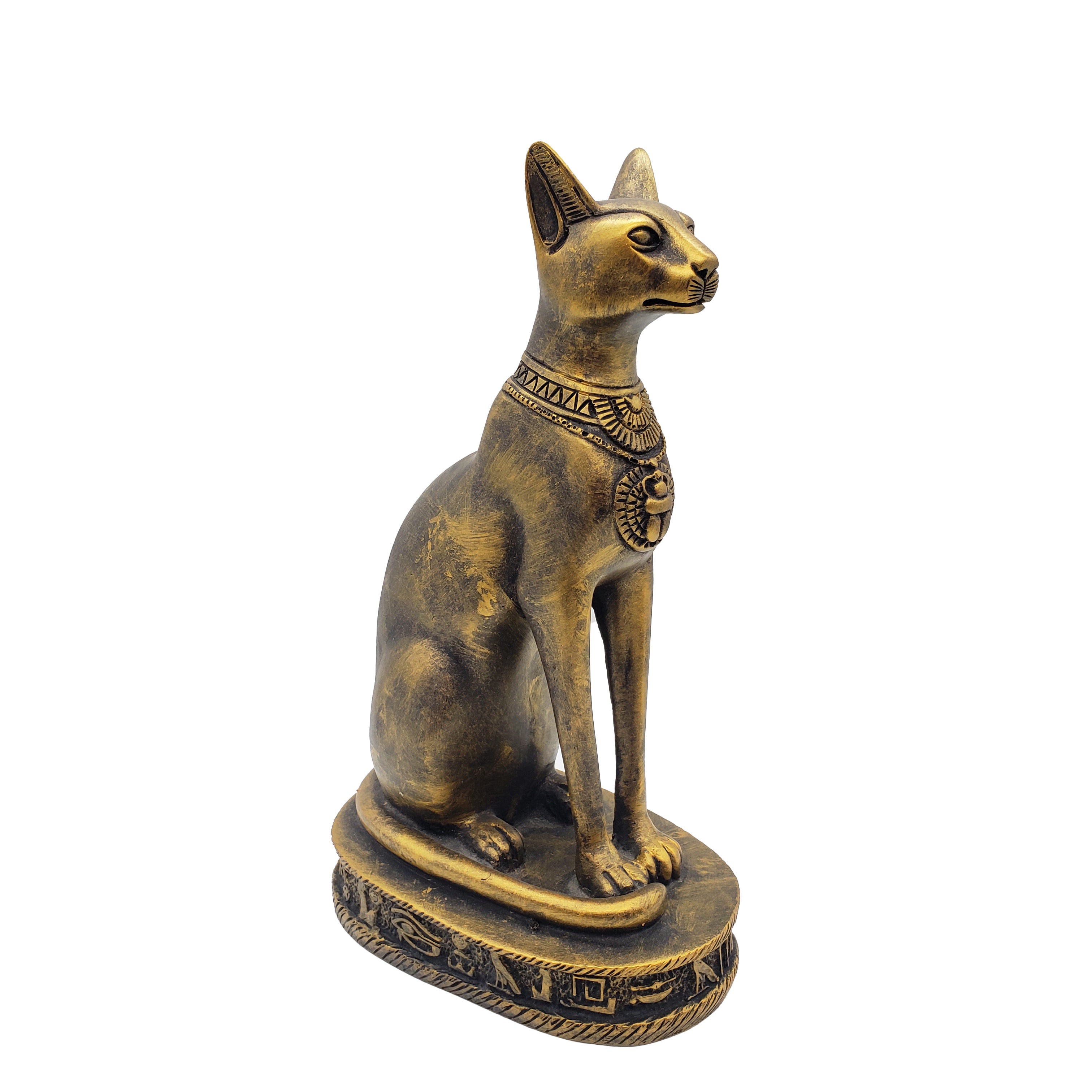 Bastet Cat Statues - Egyptian Goddess Collectibles - Multiple Colors and Sizes