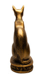 Egyptian Bastet Cat Statue Large - Bronze - Made in Egypt