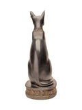 Egyptian Bastet Cat Statue Large - Black - Made in Egypt