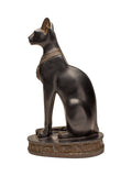 Egyptian Bastet Cat Statue Large - Black - Made in Egypt