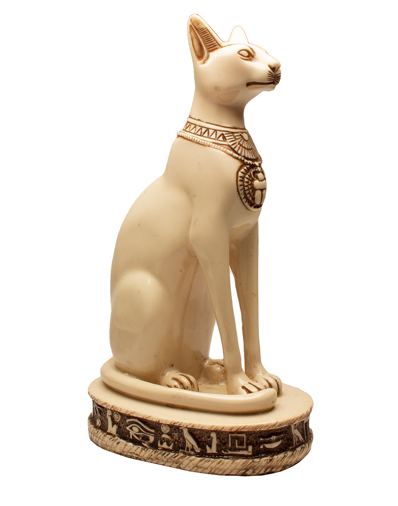 BASTET CAT STATUES - White
