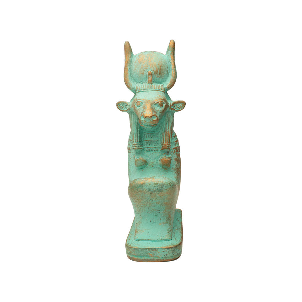 HATHOR SEATED - PATINA