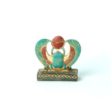 Winged Scarab Double-Sided Statue - Made in Egypt - Egyptian God