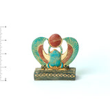 Winged Scarab Double-Sided Statue - Made in Egypt - Egyptian God