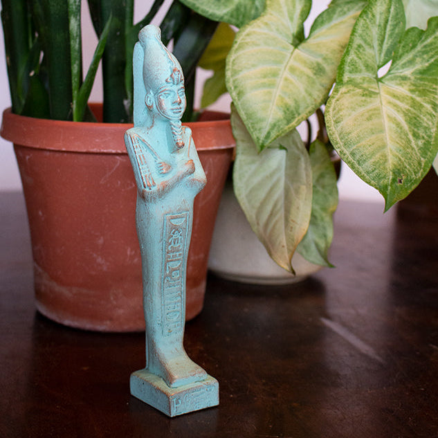 OSIRIS PATINA STATUE - 7.5"