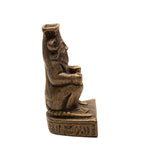 Bes Statue Bronze - Egyptian God - 3.5"