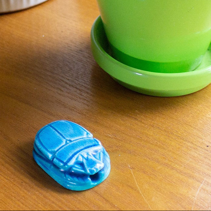 PACKAGE OF 1 XLG BLUE SCARAB - 1.5"