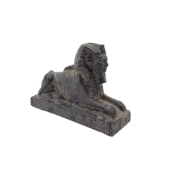 Statue of a sphinx on a white background